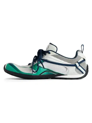 Balenciaga Men's Radar Gradient Lines Sneakers - Light Grey Green Black - Size 11 | Thumbnail 3