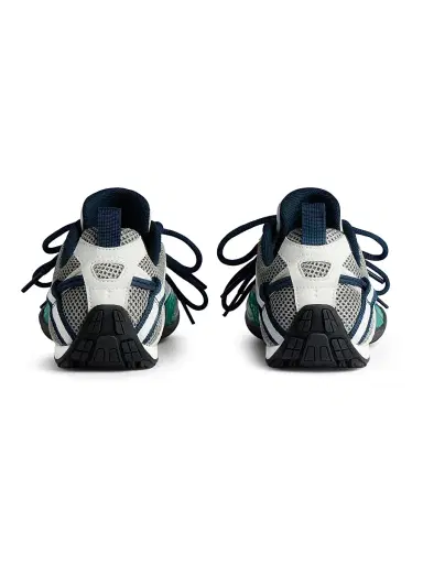 Balenciaga Men's Radar Gradient Lines Sneakers - Light Grey Green Black - Size 11 | Thumbnail 4