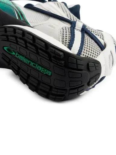 Balenciaga Men's Radar Gradient Lines Sneakers - Light Grey Green Black - Size 11 | Thumbnail 5
