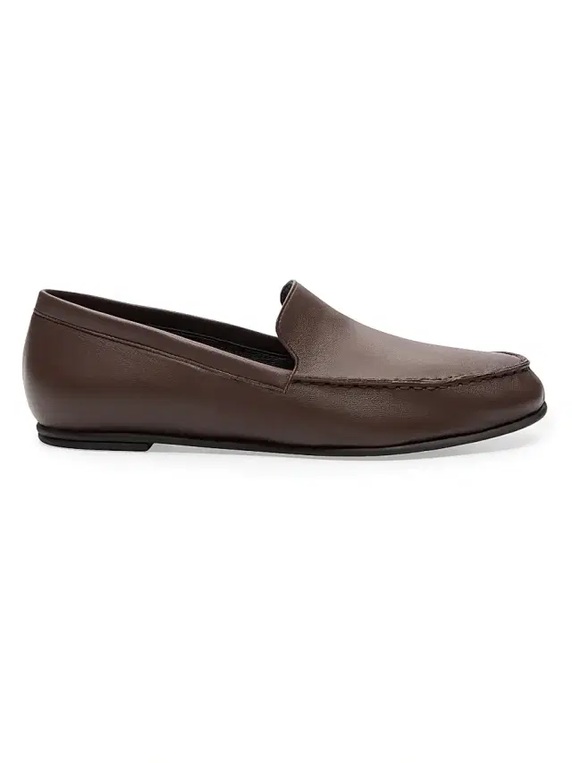 Loulou de Saison Women's Boros Classic Leather Loafers - Brown