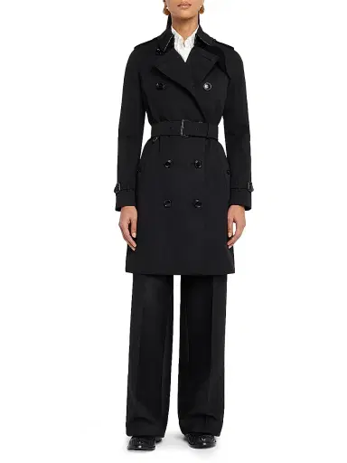 Burberry Women's Kensington Double-Breasted Trench Coat | Thumbnail 2 Burberry Women's Kensington Double-Breasted Trench Coat | Thumbnail 2