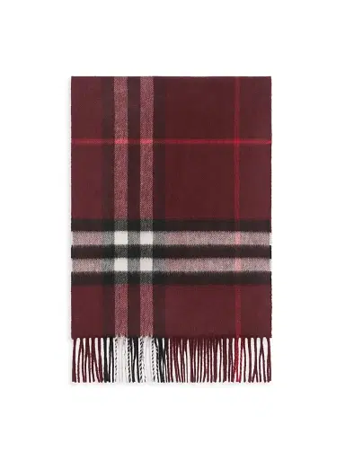 Burberry Women's Check Cashmere Scarf | Thumbnail 2 Burberry Women's Check Cashmere Scarf | Thumbnail 2