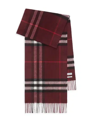 Burberry Women's Check Cashmere Scarf | Thumbnail 1 Burberry Women's Check Cashmere Scarf | Thumbnail 1