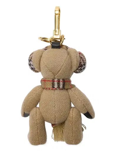 Burberry Women's Thomas Earmuff Bear Keychain - Sand | Thumbnail 2 Burberry Women's Thomas Earmuff Bear Keychain - Sand | Thumbnail 2