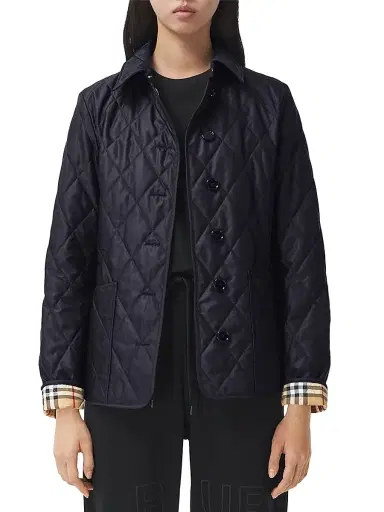 Burberry Women's Fernleigh Quilted Logo Jacket | Thumbnail 3