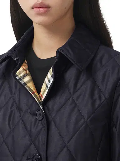 Burberry Women's Fernleigh Quilted Logo Jacket | Thumbnail 6