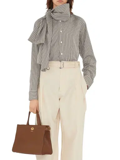 Burberry Women's Cotswolds Leather Top Handle Bag - Hazel | Thumbnail 2