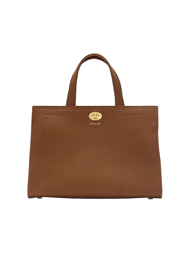 Burberry Women's Cotswolds Leather Top Handle Bag - Hazel