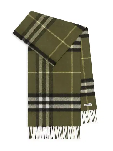 Burberry Women's Check Cashmere Scarf | Thumbnail 1 Burberry Women's Check Cashmere Scarf | Thumbnail 1