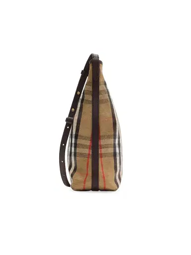 Burberry Women's Highlands Check Shoulder Bag - Sand | Thumbnail 3