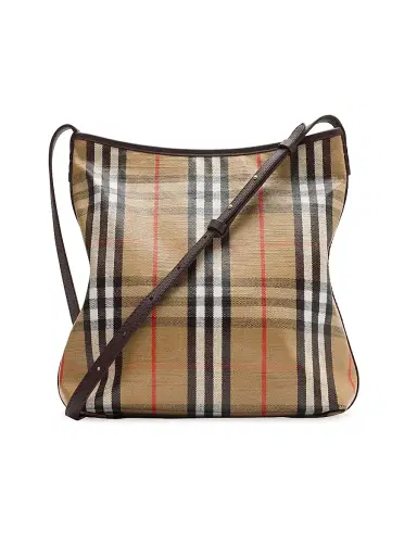 Burberry Women's Highlands Check Shoulder Bag - Sand | Thumbnail 4