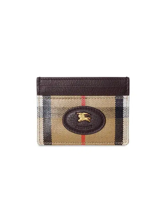Women's Highlands Check Card Case - Sand