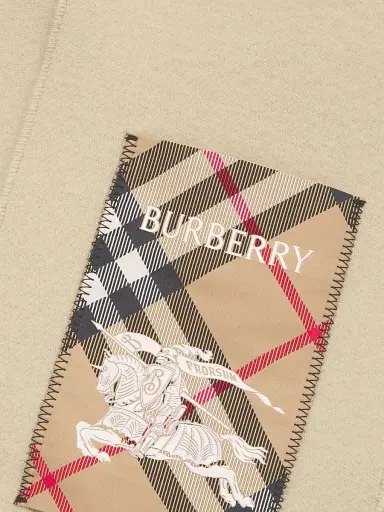 Burberry Check Label Cashmere Scarf | Thumbnail 4 Burberry Check Label Cashmere Scarf | Thumbnail 4