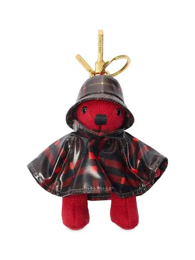 Burberry Women's Thomas Raincoat Wool-Cashmere Keychain - Poppy | Thumbnail 1 Burberry Women's Thomas Raincoat Wool-Cashmere Keychain - Poppy | Thumbnail 1