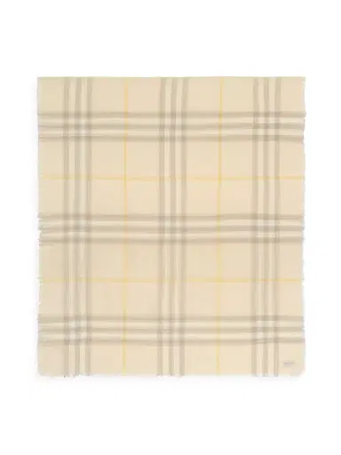 Burberry Women's Giant Check Wool Scarf | Thumbnail 1 Burberry Women's Giant Check Wool Scarf | Thumbnail 1