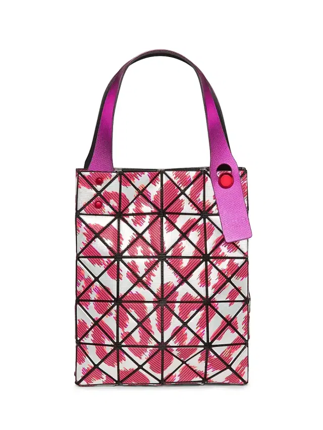 BAO BAO ISSEY MIYAKE Women's Mini Chimera Geometric-Paneled Tote Bag - Pink
