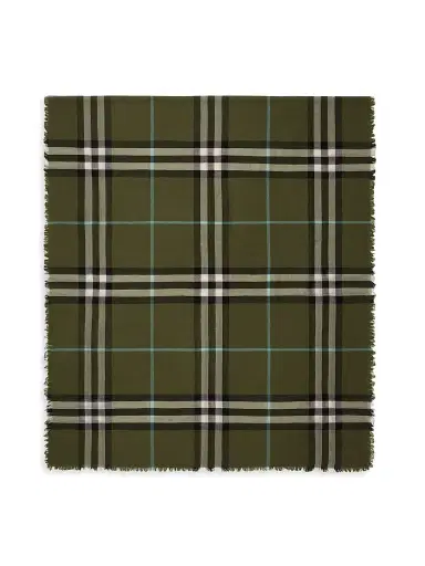Burberry Women's Check Wool Scarf | Thumbnail 1 Burberry Women's Check Wool Scarf | Thumbnail 1