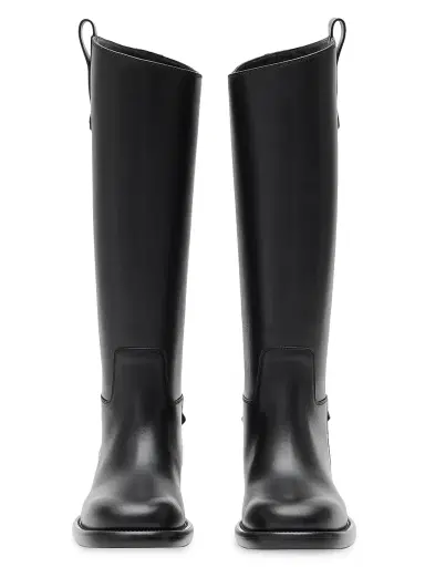 Burberry Women's Cavalier 30MM Leather Boots - Black | Thumbnail 2 Burberry Women's Cavalier 30MM Leather Boots - Black | Thumbnail 2