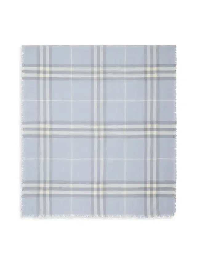 Burberry Women's Check Wool Scarf - Mist