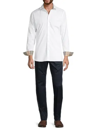 Burberry Men's Sherfield Button-Front Shirt | Thumbnail 2 Burberry Men's Sherfield Button-Front Shirt | Thumbnail 2