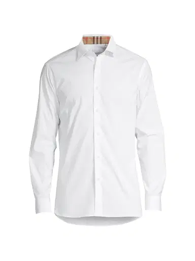 Burberry Men's Sherfield Button-Front Shirt | Thumbnail 1 Burberry Men's Sherfield Button-Front Shirt | Thumbnail 1