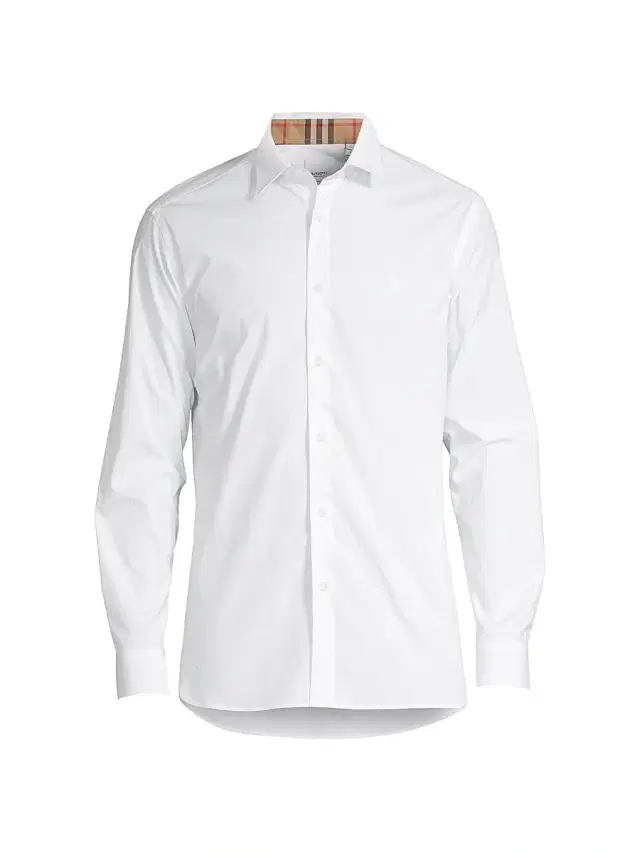 Burberry Men's Sherfield Button-Front Shirt - White