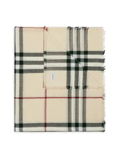 Burberry Women's Check Wool Scarf | Thumbnail 3 Burberry Women's Check Wool Scarf | Thumbnail 3