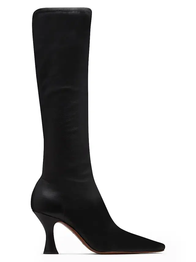 Neous Women's Ran 80MM Under-the-Knee Suede Boots - Black