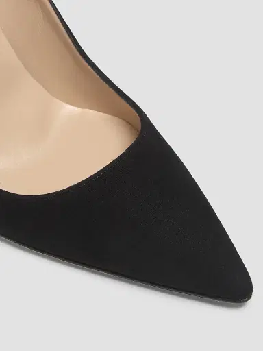 Manolo Blahnik Women's BB 105MM Suede Pumps - Black - Size 8.5 | Thumbnail 5