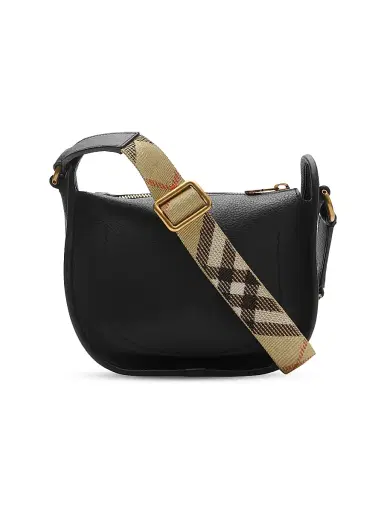 Burberry Women's Mini Check-Strap Leather Messenger Bag | Thumbnail 5 Burberry Women's Mini Check-Strap Leather Messenger Bag | Thumbnail 5