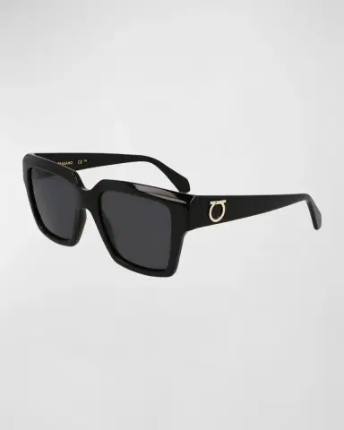 Ferragamo Gancini Acetate Square Sunglasses | Thumbnail 3 Ferragamo Gancini Acetate Square Sunglasses | Thumbnail 3