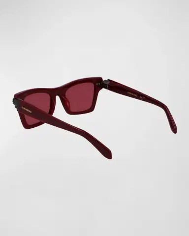 Ferragamo Prisma Acetate Cat-Eye Sunglasses | Thumbnail 2 Ferragamo Prisma Acetate Cat-Eye Sunglasses | Thumbnail 2
