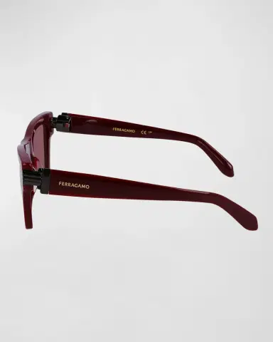 Ferragamo Prisma Acetate Cat-Eye Sunglasses | Thumbnail 4 Ferragamo Prisma Acetate Cat-Eye Sunglasses | Thumbnail 4