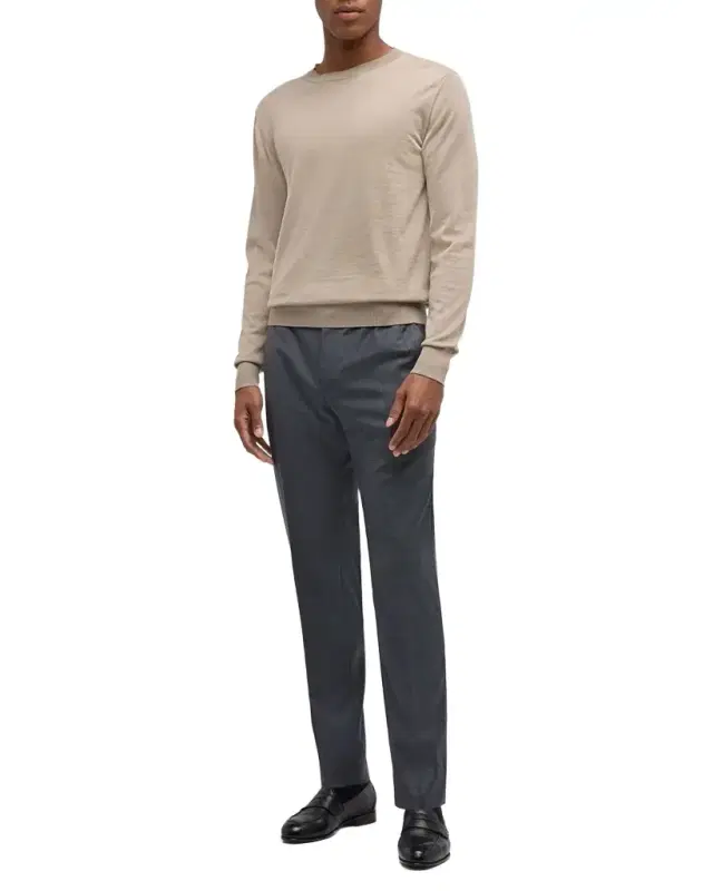 Brioni Men 's Textured Wool Dress Pants