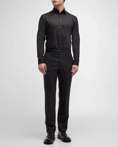 Giorgio Armani Men's Basic Sport Shirt | Thumbnail 3