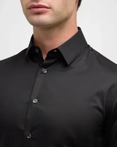 Giorgio Armani Men's Basic Sport Shirt | Thumbnail 5