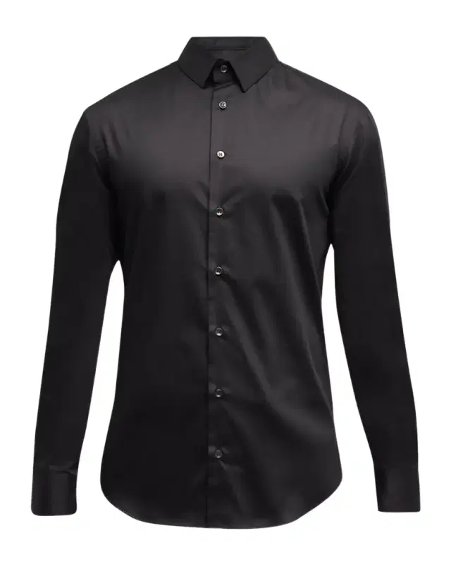 Giorgio Armani Men 's Basic Sport Shirt