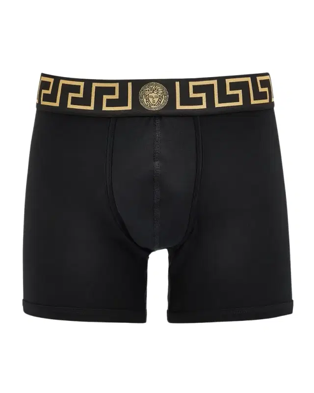 Men 's Organic Cotton Greek Key Boxer Briefs