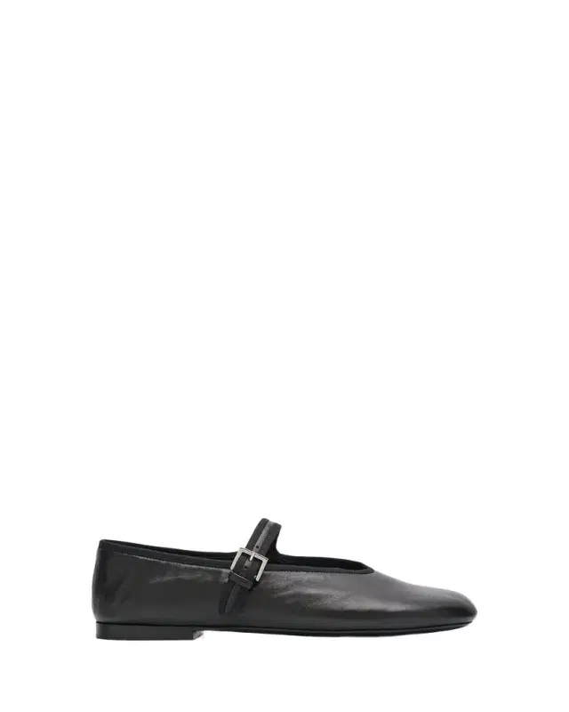 THE ROW Boheme Leather Mary Jane Ballerina Flats