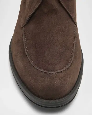 Brioni Men's Journey Suede Desert Boots | Thumbnail 6 Brioni Men's Journey Suede Desert Boots | Thumbnail 6