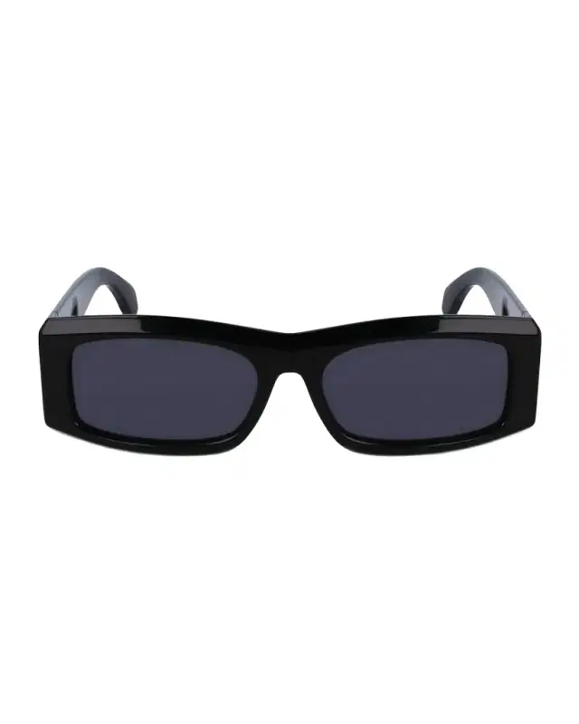 Ferragamo Men 's Classic Logo Acetate Rectangle Sunglasses, 57mm