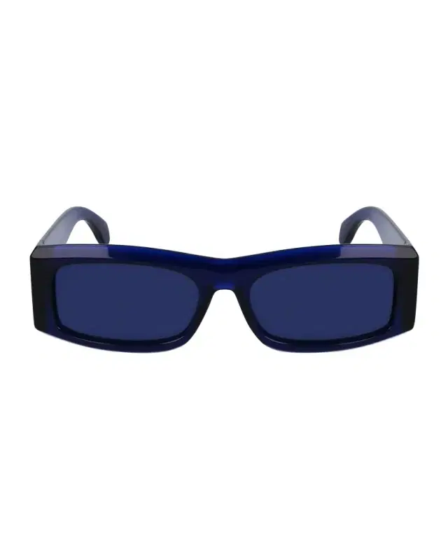 Men 's Classic Logo Acetate Rectangle Sunglasses, 57mm