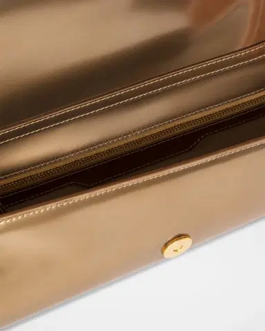 Akris Anouk Small Metallic Leather Clutch Bag | Thumbnail 4 Akris Anouk Small Metallic Leather Clutch Bag | Thumbnail 4