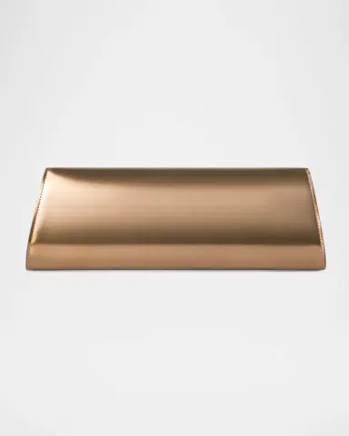 Akris Anouk Small Metallic Leather Clutch Bag | Thumbnail 6 Akris Anouk Small Metallic Leather Clutch Bag | Thumbnail 6