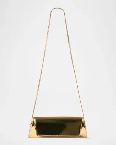 Akris Anouk Small Metallic Leather Clutch Bag | Thumbnail 8 Akris Anouk Small Metallic Leather Clutch Bag | Thumbnail 8