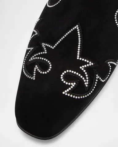 Christian Louboutin Men's Dandysiago Rhinestone and Leather Loafers | Thumbnail 5 Christian Louboutin Men's Dandysiago Rhinestone and Leather Loafers | Thumbnail 5
