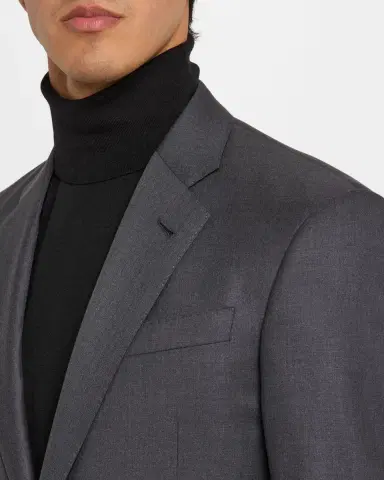 Giorgio Armani Mne's Basic Wool Two-Piece Suit | Thumbnail 2 Giorgio Armani Mne's Basic Wool Two-Piece Suit | Thumbnail 2
