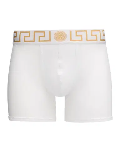 Versace Men's Organic Cotton Greek Key Boxer Briefs | Thumbnail 1
