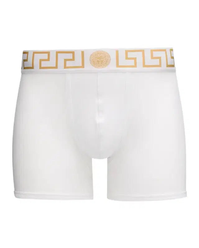 Men 's Organic Cotton Greek Key Boxer Briefs