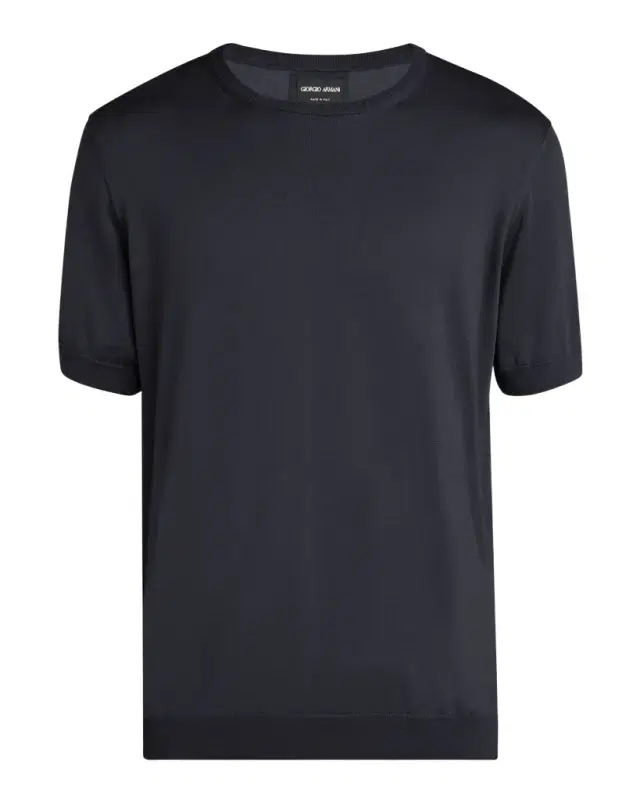 Men 's Silk-Cotton Crew T-Shirt